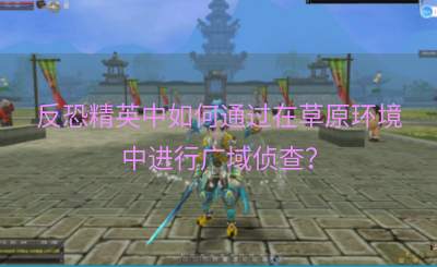 反恐精英中如何通过在草原环境中进行广域侦查？