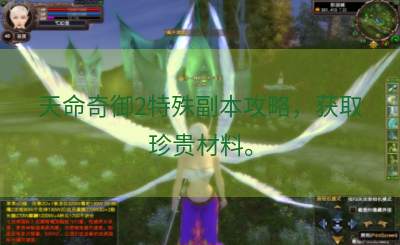 天命奇御2特殊副本攻略，获取珍贵材料。