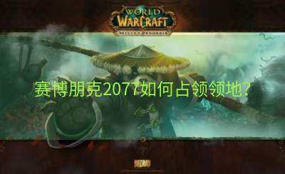 赛博朋克2077如何占领领地？