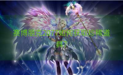 赛博朋克2077如何获取珍稀道具？
