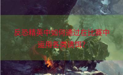 反恐精英中如何通过在比赛中运用各类诱饵？