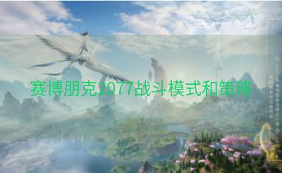 赛博朋克2077战斗模式和策略