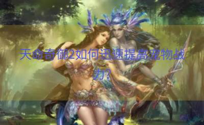 天命奇御2如何迅速提高宠物战力？