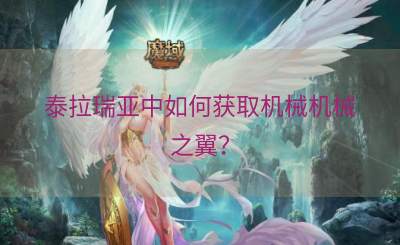泰拉瑞亚中如何获取机械机械之翼？