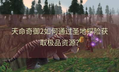 天命奇御2如何通过圣地探险获取极品资源？
