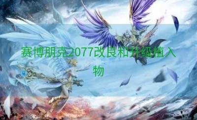 赛博朋克2077改良和升级植入物